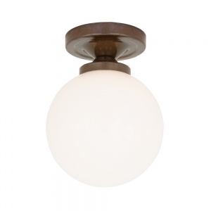 Yaounde Flush Globe Ceiling Light